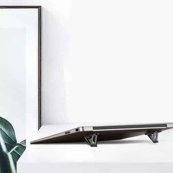 2 stk. Bærbar Laptop Stativ Ergonomisk Design Sterk Stabilitet Notebook Datamaskinholder
