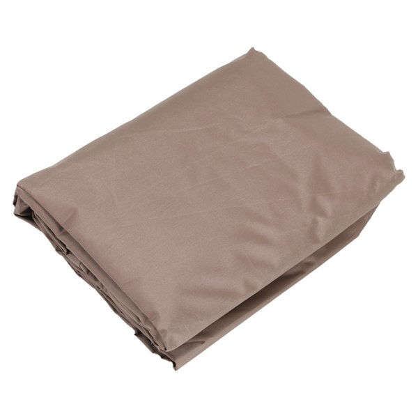 Gungskydd för utomhus, vattentätt och dammsäkert, för 3-sits gunga, kaffe, 190x132x15cm