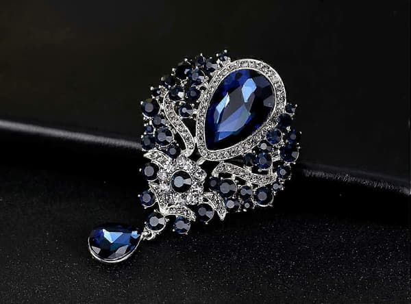 Krystall Rhinestone Bukett Brosje Pin for Kvinner
