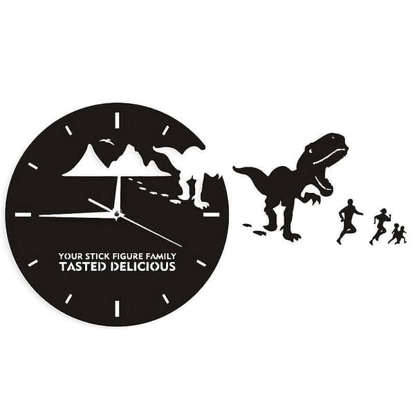 1 stk. Dinosaur Væg Ur