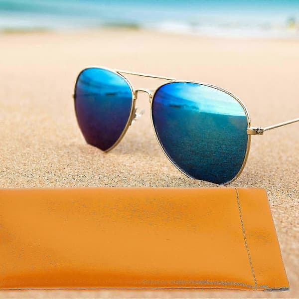 【02】Brillepose Etui PU-holder til solbriller