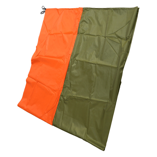 Isolerande Solskydd Multifunktionell Sandtät Vattentät Strandcampingmatta för Utomhus Dubbel Färg (Orange Grön)