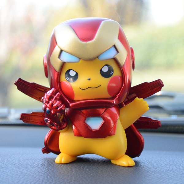 Pika Iron Man docka, Superhero, Cosplay Iron Man MK85, Thanos