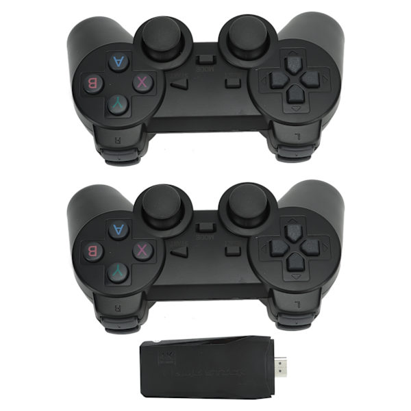 Videospilkonsollen med 2.4G Bluetooth-controller HD 1080P USB trådløs TV-spilkonsollen 32G