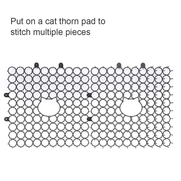 Anti Cat Thorn Pad Plast Drive Pad for hagearbeid for katter og hunder