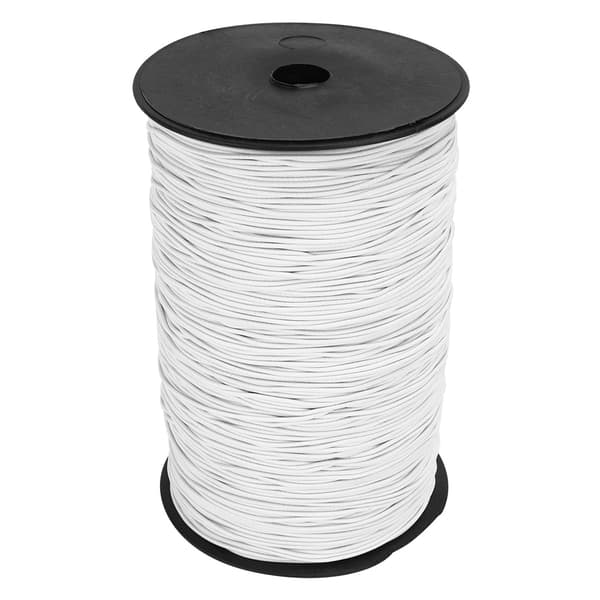 1,5 mm 500 m Rund Elastisk Elastiksnor Strækbar Snor til Kjolefremstilling Håndværk