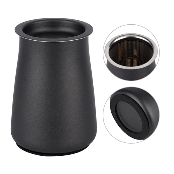 Kaffefilter i rustfritt stål, svart