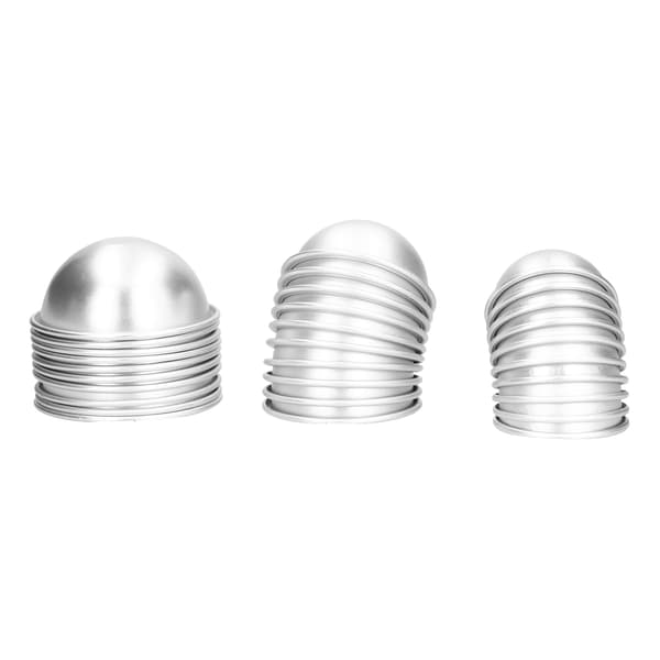 Aluminiumslegering kagebageform DIY badesaltkugleformsæt Bærbart hjemmebageværktøj 25 stk.