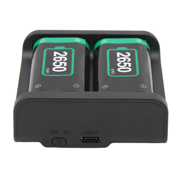 Laddningsbara Batteripack för Xbox Series X/S 2650mAh Snabbladdning LED-indikator Controller Batteri