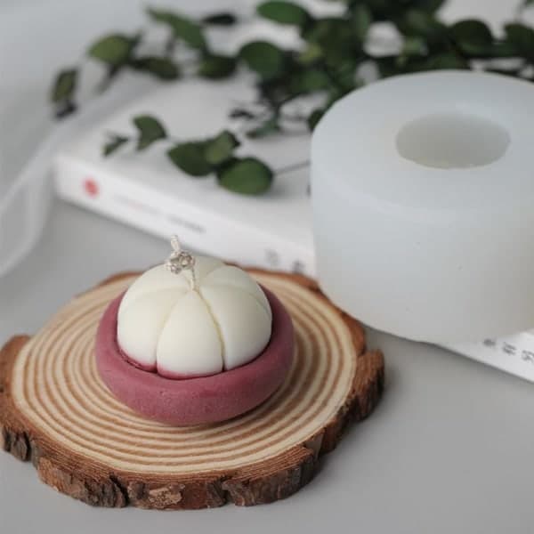Lysforme stearinlys DIY støbeforme i silikoneform MJ61 Mangostan