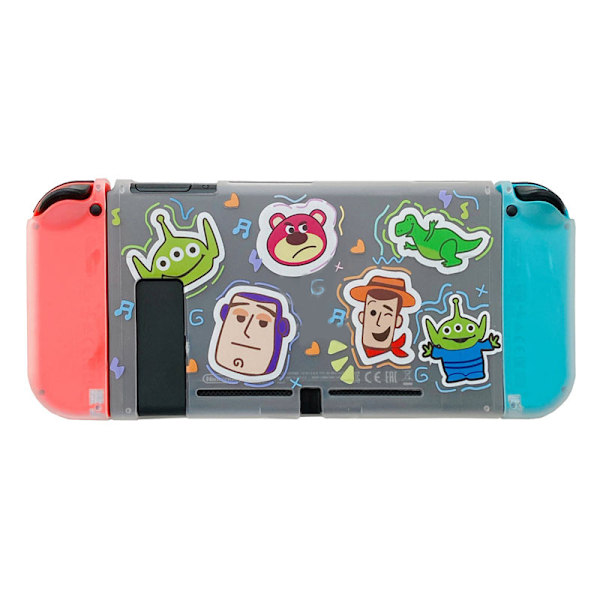 Spillbeskyttende deksel for Switch Type 1 - Tegneserie, gjennomsiktig, delt, fallbeskyttelse