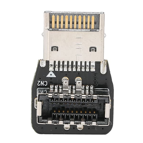 Intern Anslutning Moderkort USB3.1 10G Typ E 90 Graders Vinkeladapter Frontpanel PH74-B 10354