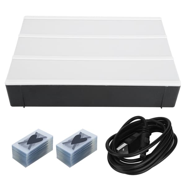 A4 DIY LED Melding Lysboks Dekor USB Lampebrett
