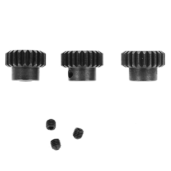 48DP Kromiteräksinen Moottorin Pinionivaihteiden Sarja (19T, 21T, 22T, 23T) 1/10 Skaalan RC-Autoille - 3.175mm Akselin Koko