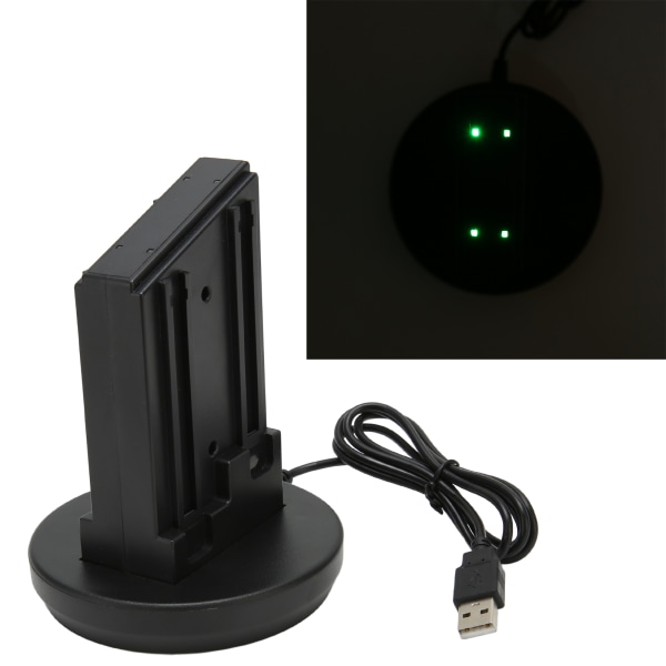 Lataustelakka JoyCon 4 in 1:lle 450 mA latausteline, LED-merkkivalo kytkimelle JoyCon USB 5V-W