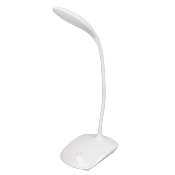 Berøringsstyret LED-bordlampe, USB-opladelig, 3 lystilstande & justerbar vinkel - Ideel til børn, studerende, kollegier og soveværelser