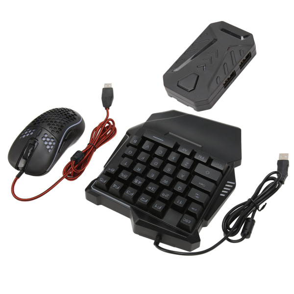 Tastatur- og musekonverteringssett Kablet RGB Halvt spilltastatur med kablet musekonverteringsadapter for Android for Harmony