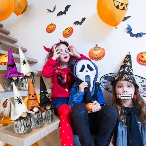 Halloween-pehmokoristeet, 4 set , tonttunukke kodin sisustukseen Ho