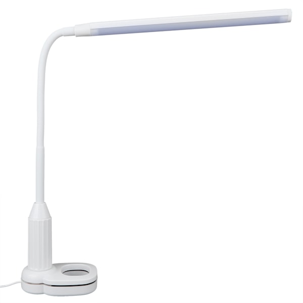 24-LED Flexibel USB-driven Beröringsdimmbar Klämma-på-skrivbordslampa - Perfekt för studier, läsning och nattbruk i hemmet eller sovrummet