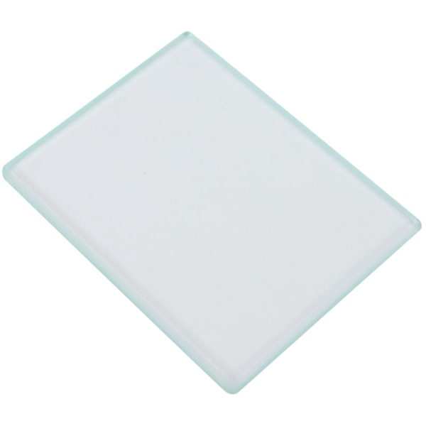 Läderhantverk Slipverktyg i Glas för Polering av Läder - Mått: 130 x 100 x 8mm