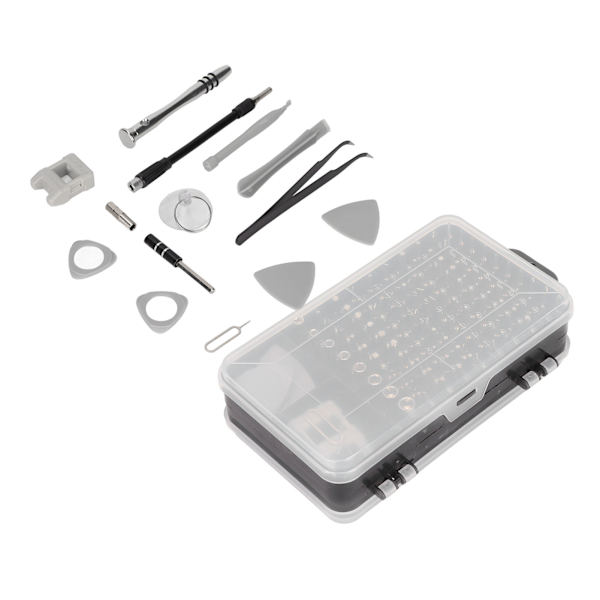 Elektroniskt skruvmejselset 112 i 1 Magnetisk Mini Precision DIY Reparationsverktyg med Väska för PC Laptop Klocka
