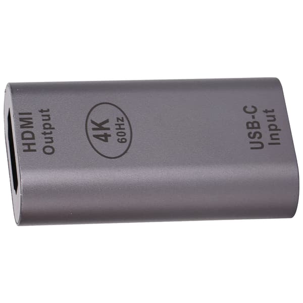 Type C til HDMI 2.0 Adapter 4K Videokonverter