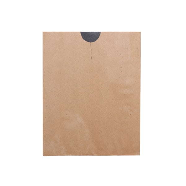 (100 stk specifikationer: fladt enkelt lag, gul yderside, sort inderside, 160*190 mm) Træmasse papir frugt universel posemateriale: papirmasse (pakke si
