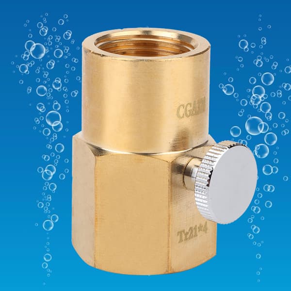 TR21-4 - CGA320 Messinki CO2 Soodapulloadapteri Täyttöventtiilin Liitin