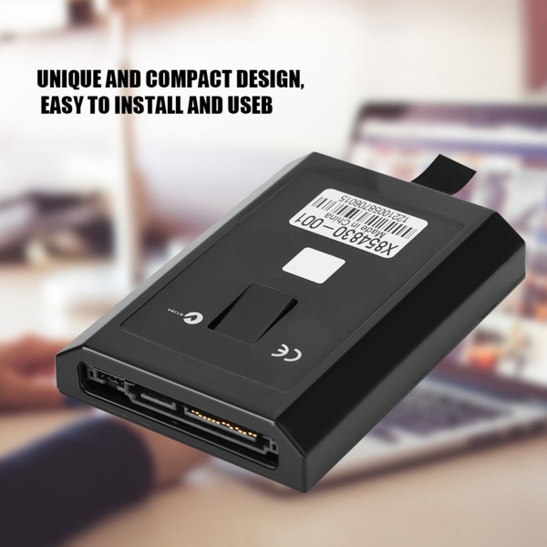 HDD Harddisk Kit til XBOX 360 Intern Slim Sort 320GB
