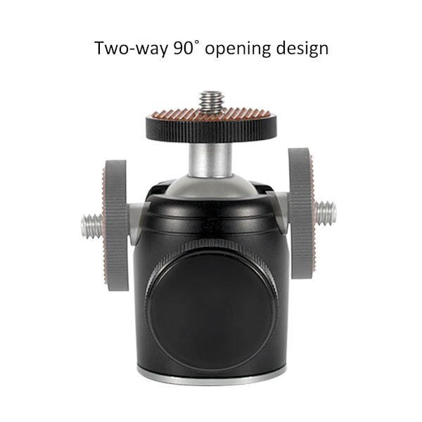 K26 360° Rotationsbart Mini Stativ & Monopod med Dubbelöppnande Kulhuvud och 1/4 Tums Fäste för SLR-kameror
