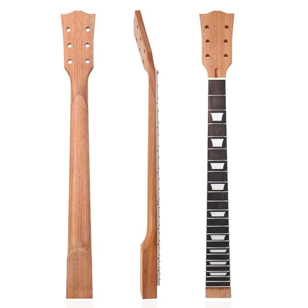 Elektrisk Gitarrhals 22 Band Rosenträ Greppbräda DIY Ersättning LP Gitarrdelar
