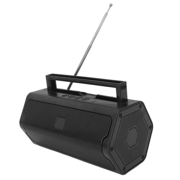 AM FM Radio Utendørs V6 Bluetooth-høyttaler Bærbar radio med teleskopisk stangantenne