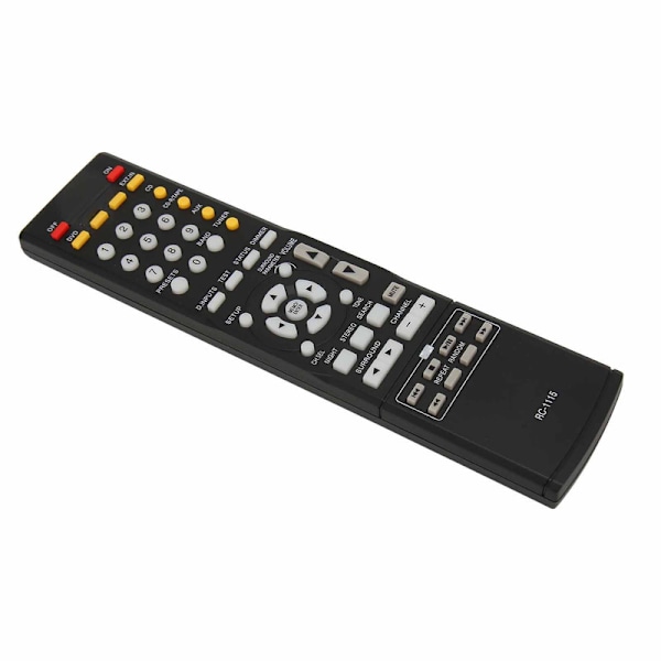 RC 1115 fjärrkontroll ersättning för Denon AVR 390 AVR 591 AVR 930 AVR 1312 AVR 1612 AVR 2807 AVR 2808 AVR 2 (levereras utan batteri)