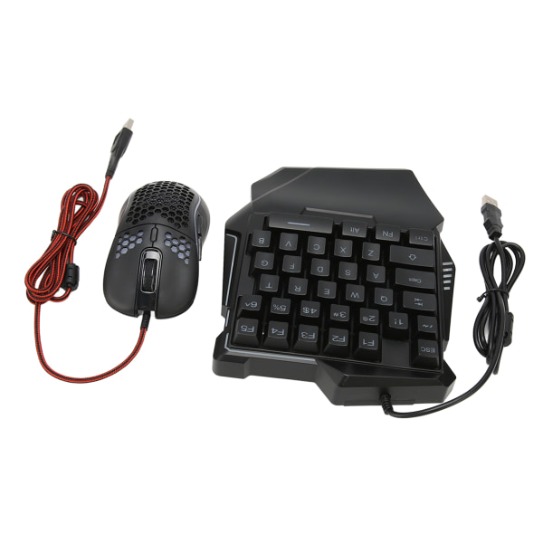 Tangentbord och Mus Konverteringsset Trådbunden Trådlös RGB Enhands Tangentbord Mus Adapter Combo för Android för Harmony för IOS