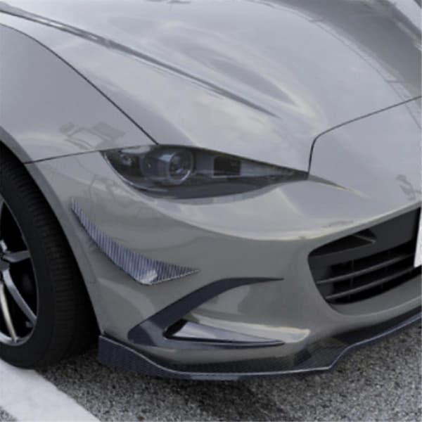 Bil Front Bumper Side Splitter Spoiler Tåkelys Side Spoiler Trim for Miata MX-5 ND 2016+