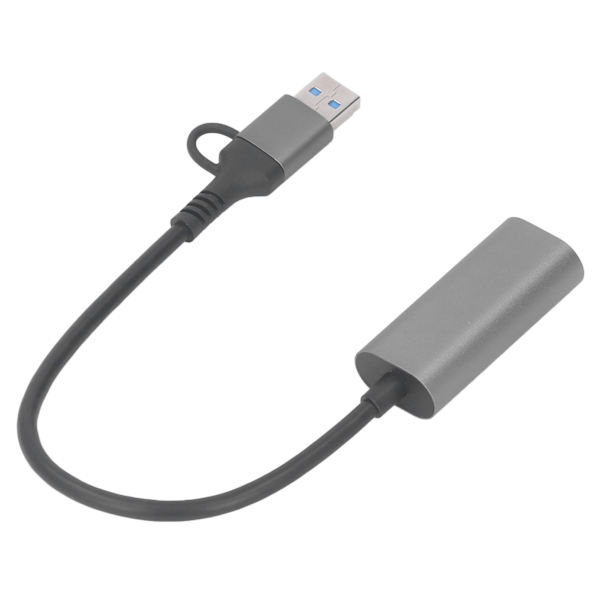 USB til Ethernet Adapter Type C RJ45 1000Mbps Aluminium Legering Plug and Play USB 3.0 Hub til Laptop Desktop Telefon RJ45 1000Mbps