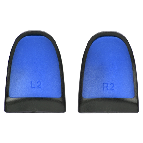 L2 R2 Utökade Grepp Mjukt Touch-Kontrollförlängare Knappar Förlängning Trigger för PS4 (Blå)
