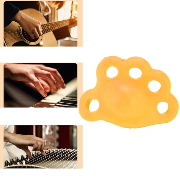 Sormivoiman vahvistaja pianon sormien harjoitteluun, kädensijan vahvistaja, ergonominen harjoittelija kitaralle, pianolle, ukulelelle, guzhengille, oranssi, keltainen