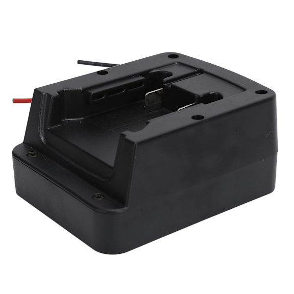 Lithium Batteriadapter Strømforbindelsesbeslag med Kabler til Milwaukee M18 18V Sort