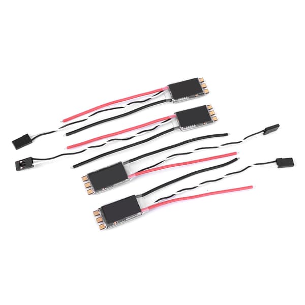 4 stk. 30A ESC 2-6S børsteløs ESC opgraderingsdele til FPV Multicopter Quadcopter Sort