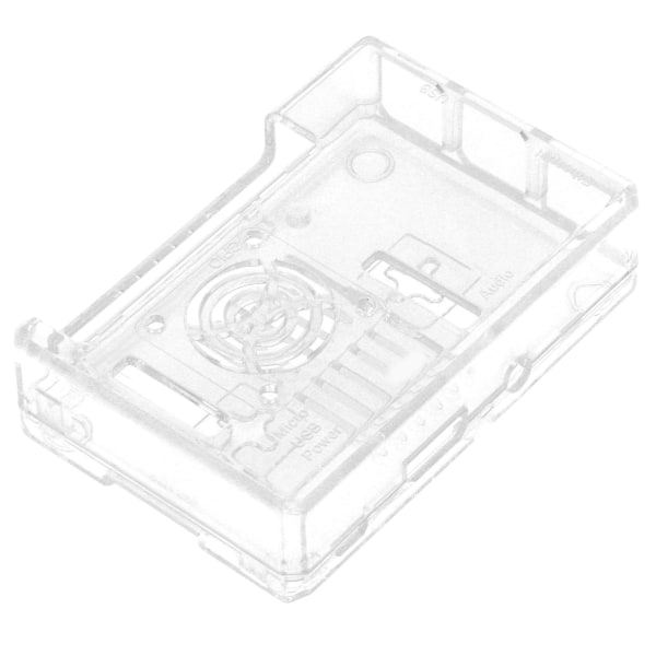 Transparent Beskyttelsesetui til Raspberry Pi ABS Cover Klar Kabinet til Raspberry Pi 3