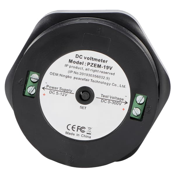 DC 0-300V LCD Digital Voltmeter Hög Noggrannhet Spänningsmätare
