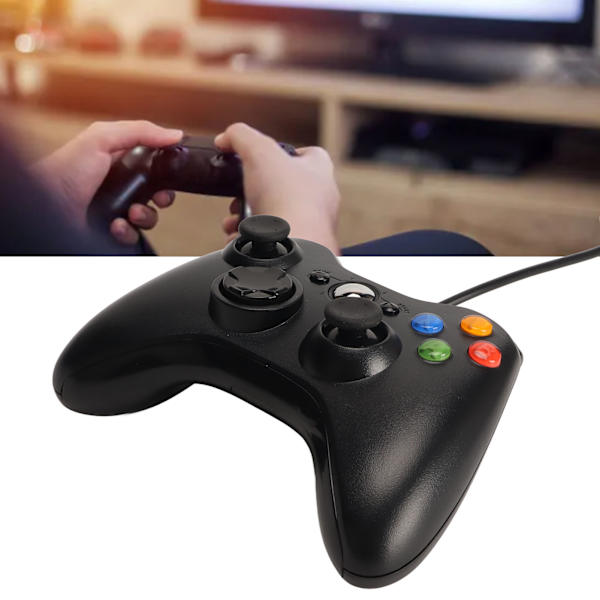 Trådløs Spilkontroller Multifunktionel Komfortabel Trådløs Gamepad med Vibration til Android Spil Sort