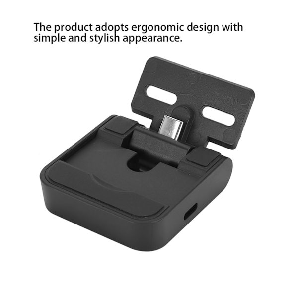 Universell spelkontroll för Switch Lite med laddningsbas, hopfällbar skrivbordsladdare