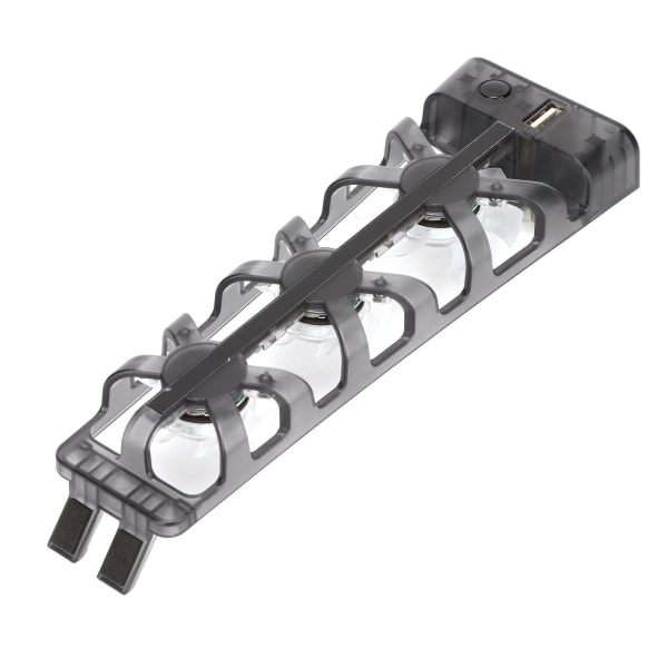 Spelkonsol USB-kylande fläkt Värmeavledning 3 Mini Fläktar USB-driven Automatisk Spelkonsol Turbo-kylare för PS5