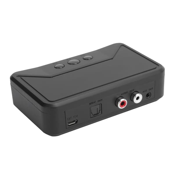 Bluetooth 5.0 Stasjonær Lydmottaker Lav Latens 3.5mm AUX Optisk SPDIF Adapter