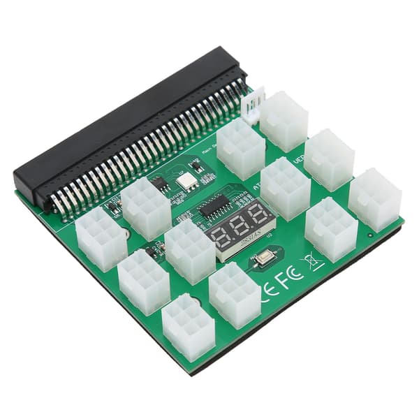 1600W 12V 6 PIN Hög Säkerhet Strömförsörjning Breakout Board Adapter PCB Modul