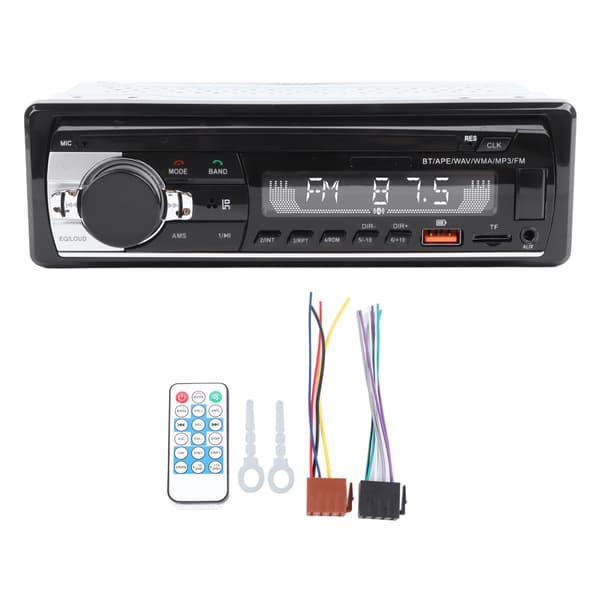 Bluetooth Bilstereo USB MP3-spiller Håndfri Musikk Tapsfri Lyd Plassbesparende