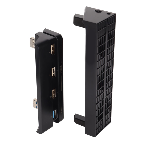 Spelkonsolkylare med USB-ström, automatisk intelligent extern kylare med HUB för PS4 Slim