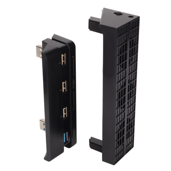 Spillkonsoll Kjølevifte USB-drevet automatisk intelligent ekstern kjøler med HUB for PS4 Slim Host